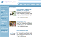 Desktop Screenshot of donateguide.com